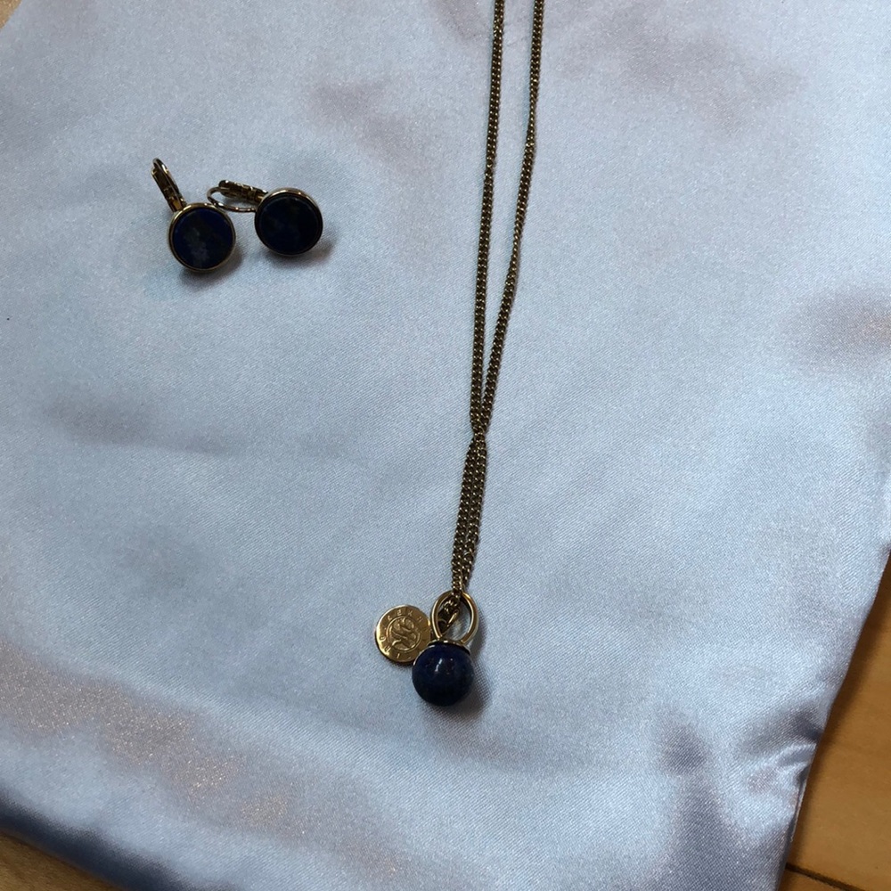 Never worn Dyrberg/Kern Necklaces Necklace and Matching earrings.